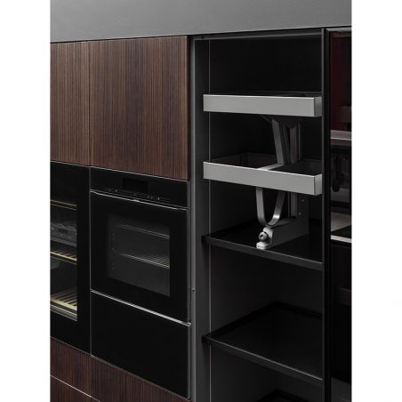 Etagère escamotable Karlo 2 niveaux, largeur caisson 600mm