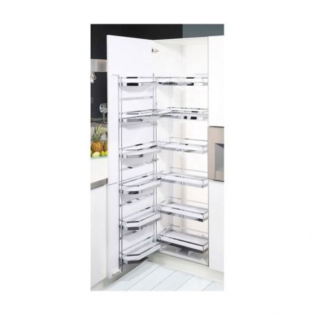 Armoire coulissante et pivotante Tandem 2 Arena Style pour caisson de 600mm, Blanc