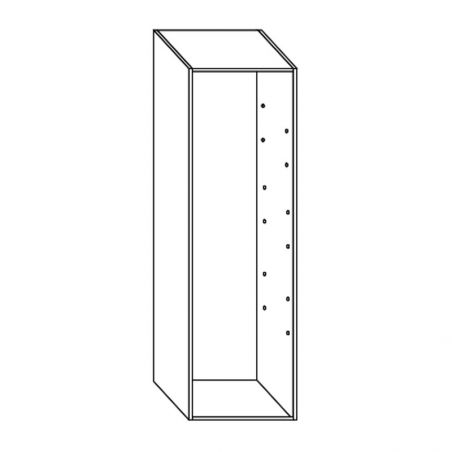 Caisson armoire, Hauteur 2000mm, Largeur 400mm, Blanc