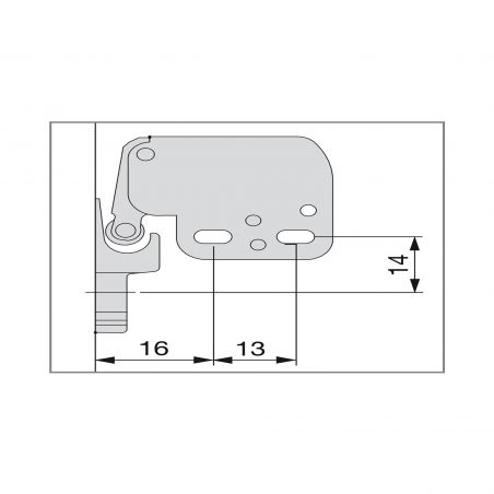 Lot de 10 serrures à bascule Fast Latch, Blanc