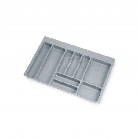 Range-couvert Optima Universal pour caisson de 800 mm, Gris