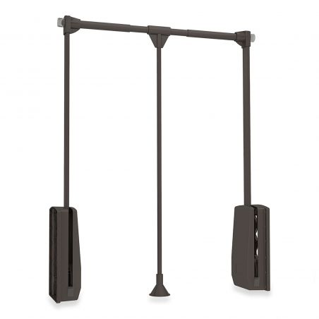 Penderie rabattable Hang pour armoire de largeur 830 à 1150 mm, Moka