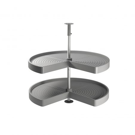 Tourniquet 3/4 Shelvo pour caisson de 800 mm, Gris