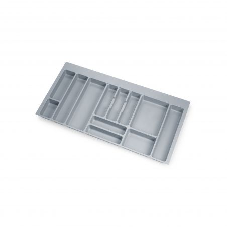 Range-couvert Optima Universal pour caisson de 1000 mm, Gris