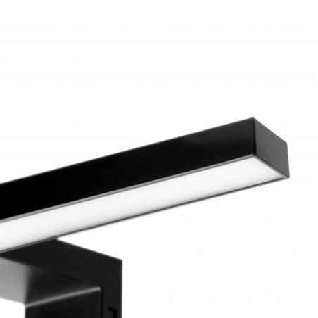 Spot LED pour miroir de salle de bain Virgo (AC 230V 50Hz), 6 W, Noir