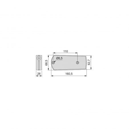 Mécanisme pour portes abattant Microwinch, Force 4 Kg, Gris