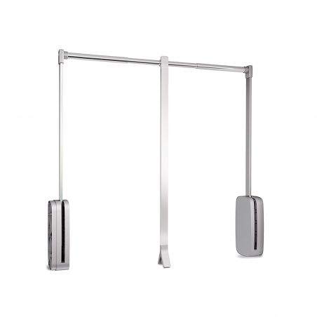 Penderie rabattable Sling pour armoire de largeur 830 à 1150 mm, Chromé