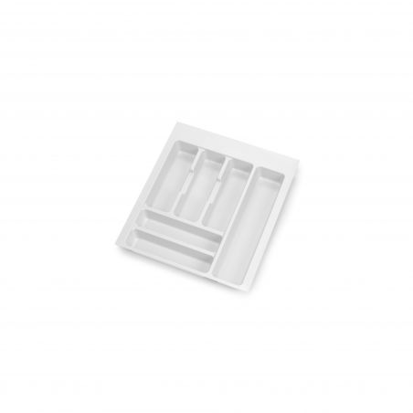 Range-couvert Optima pour caisson de 450 mm, Blanc