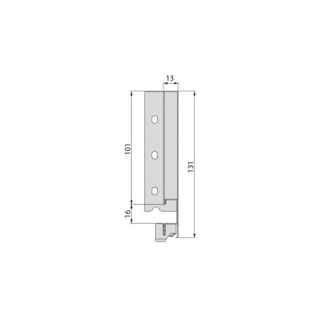 Tiroir Vertex 40 kg hauteur 131 mm, profondeur 300 mm, Anthracite