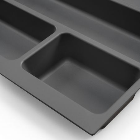 Range-couvert Optima pour caisson de 500 mm, Gris anthracite