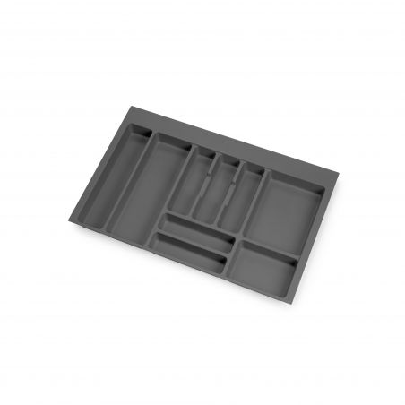 Range-couvert Optima pour caisson de 800 mm, Gris anthracite