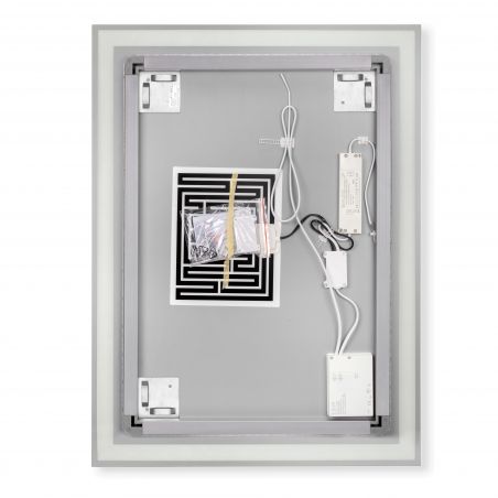 Miroir Heracles avec éclairage LED frontal et décoratif (AC 230V 50Hz), 34 W