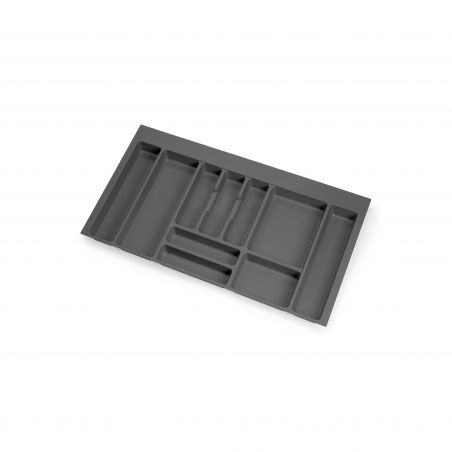 Range-couvert Optima pour caisson de 900 mm, Gris anthracite