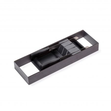 Porte-couteaux Orderbox, 150x470 mm, Gris anthracite