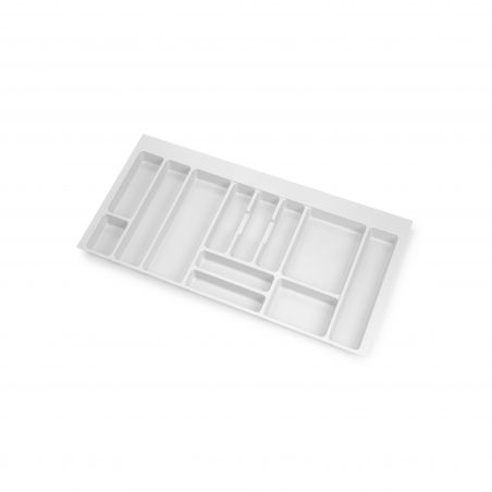 Range-couvert Optima pour caisson de 1000 mm, Blanc