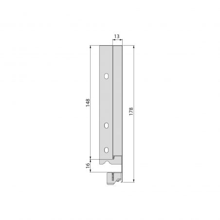 Tiroir Vertex 40 kg hauteur 178 mm, profondeur 500 mm, Blanc