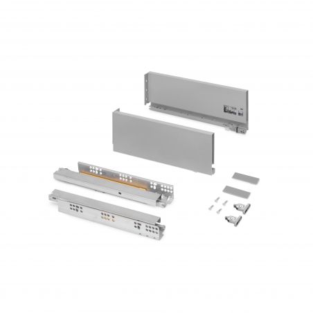 Tiroir Vertex 40 kg hauteur 131 mm, profondeur 350 mm, Aluminium