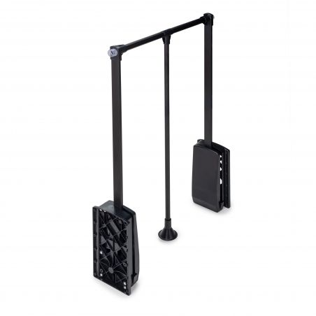 Penderie rabattable Hang pour armoire de largeur 830 à 1150 mm, Noir