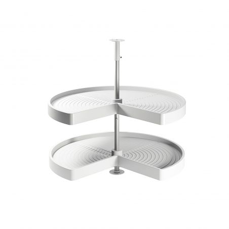 Touniquet 3/4 Shelvo pour caisson de 800 mm, Blanc