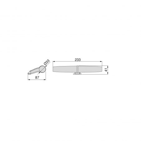 Spot LED pour miroir de salle de bain Gemini (AC 230V 50Hz), 6 W, Chromé