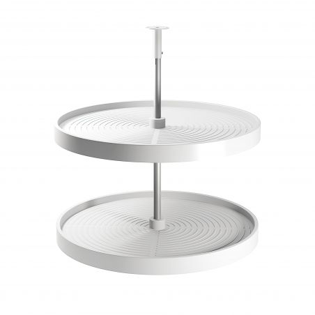 Tourniquet rond Shelvo pour caisson de 800 mm, Blanc