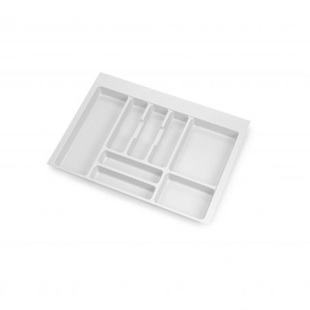 Range-couvert Optima pour caisson de 700 mm, Blanc