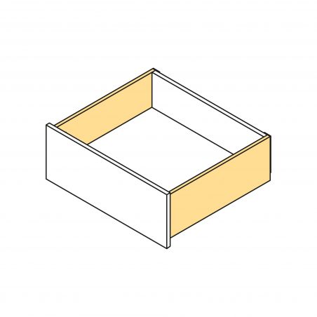 Tiroir Vertex 40 kg hauteur 178 mm, profondeur 450 mm, Gris anthracite