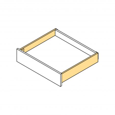 Tiroir Vertex 40 kg hauteur 93 mm, profondeur 450 mm, Gris anthracite