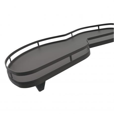 Ferrure Lemans II Arena Style Anthracite Sens Droit sans amortisseur pour porte de 500 mm