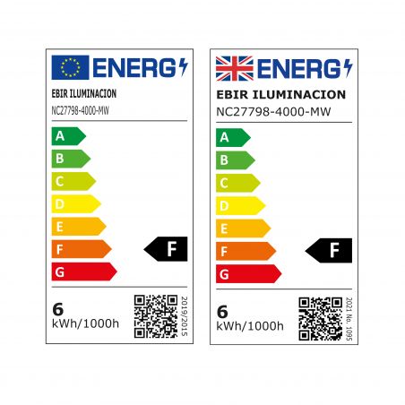 Spot LED pour miroir de salle de bain Gemini (AC 230V 50Hz), 6 W, Chromé