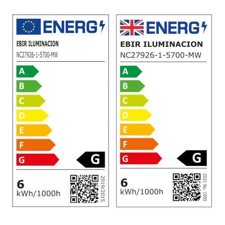 Spot LED pour miroir de salle de bain Leo (AC 230V 50Hz), 6 W, Noir